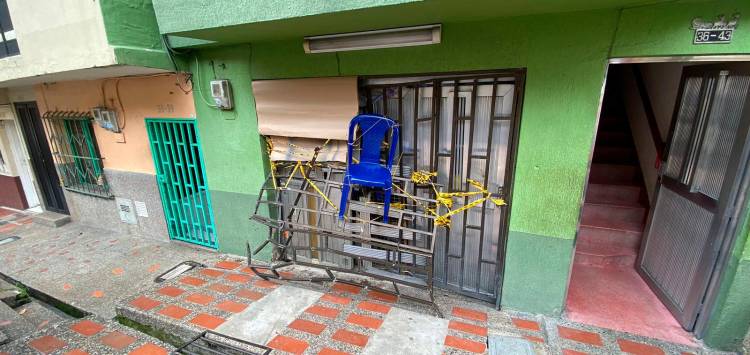 Así quedó el garaje. /FOTO: ANDRÉS FELIPE OSORIO GARCÍA Así quedó el garaje. /FOTO: ANDRÉS FELIPE OSORIO GARCÍA