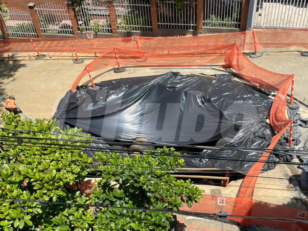 Así estaba el lugar el pasado lunes, 20 de abril. FOTO: SINDY VALLE