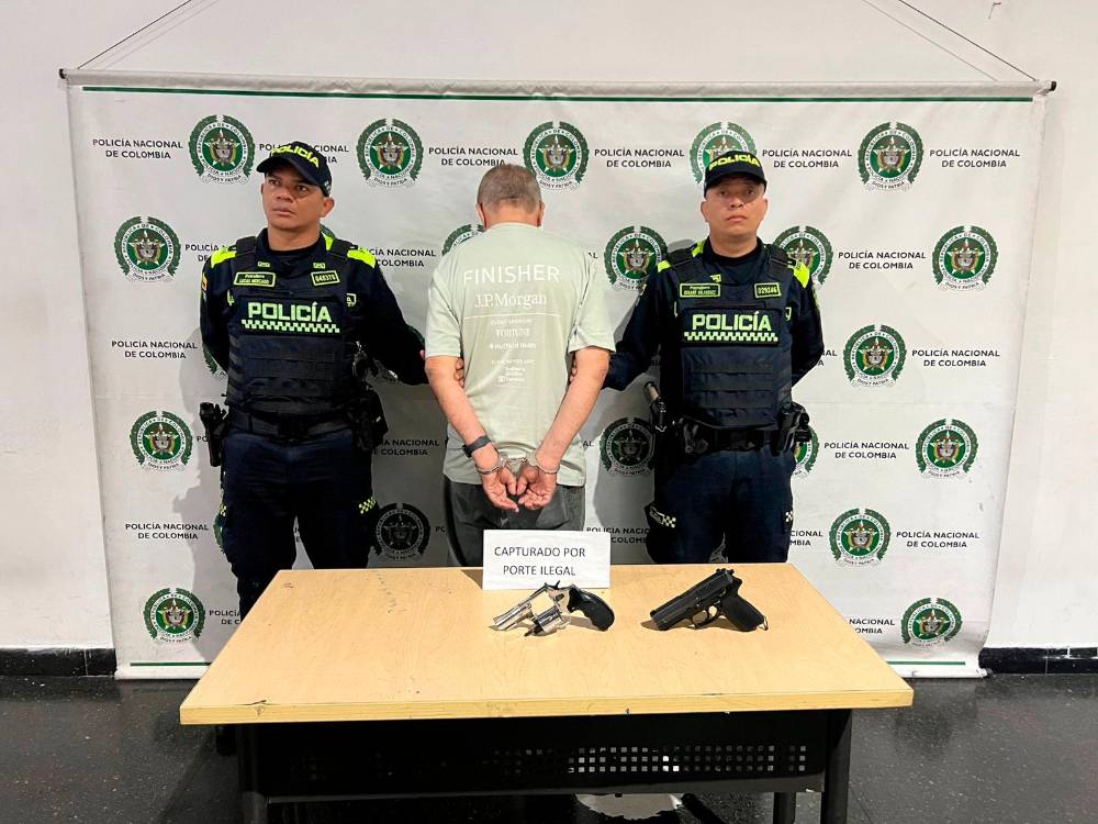 $!Este hombre de 63 años no tenía permiso para portar armas de fuego. /FOTO: CORTESÍA