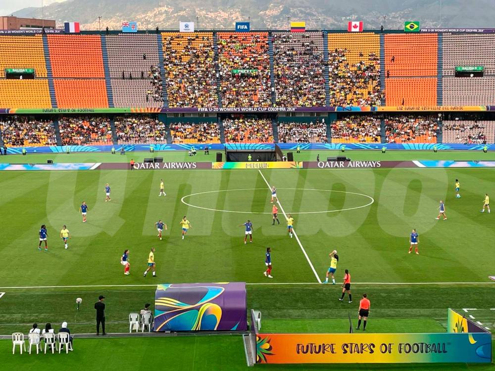 Así fue la asistencia al estadio el martes, cuando Brasil goleó 3-0 a Francia. /FOTO: JAIDER ESCOBAR BUITRAGO