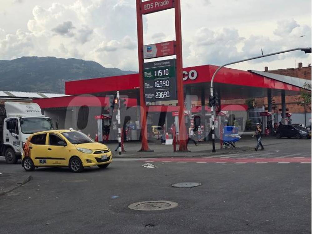 En inmediaciones de esta bomba de gasolina ocurrieron los hechos. FOTO: ALEJANDRA MORALES