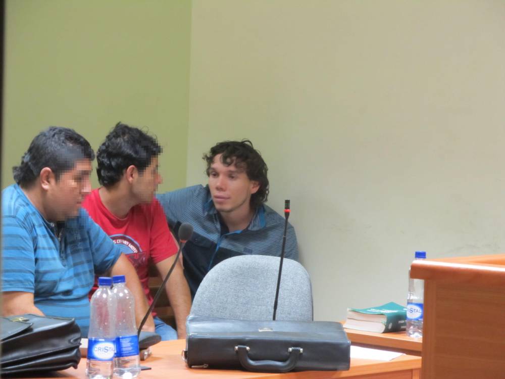 Personajes (izq a der): Juan Pablo Álvarez Quintero, alias ‘el Gordo’; Luis Carlos Vásquez, alias Maní; Juan Pablo Taborda Zamora, alias Yordi. <b><span class=mln_small-caps_mln>/ FOTO: ARCHIVO - NELSON MATTA (2013).</span></b>