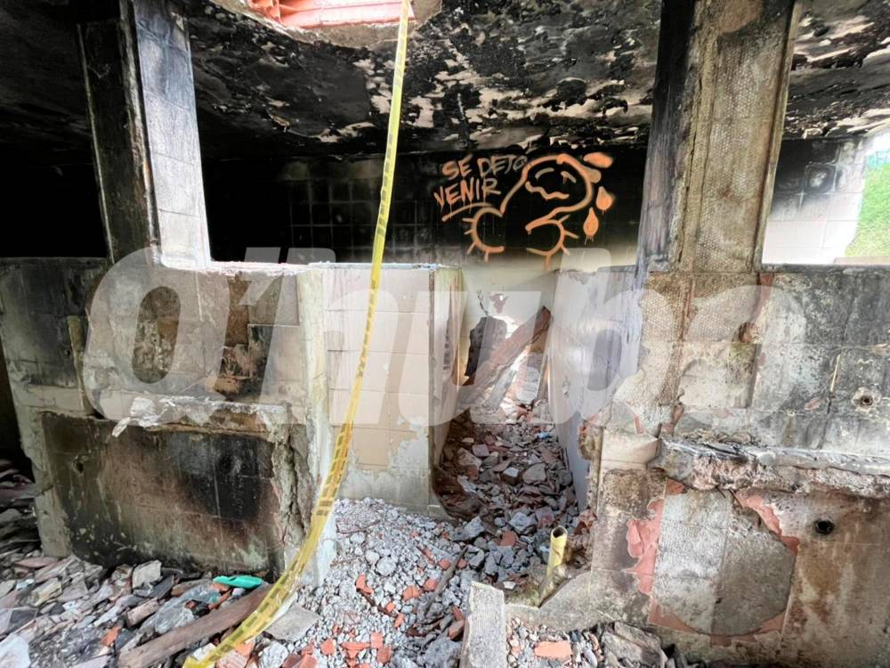 Así se veía por dentro el antiguo orfanato. /FOTO: ANDRÉS FELIPE OSORIO GARCÍA