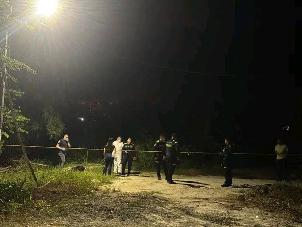 En este sitio se registró el homicidio de Wilmar Daza. FOTO: REDES SOCIALES