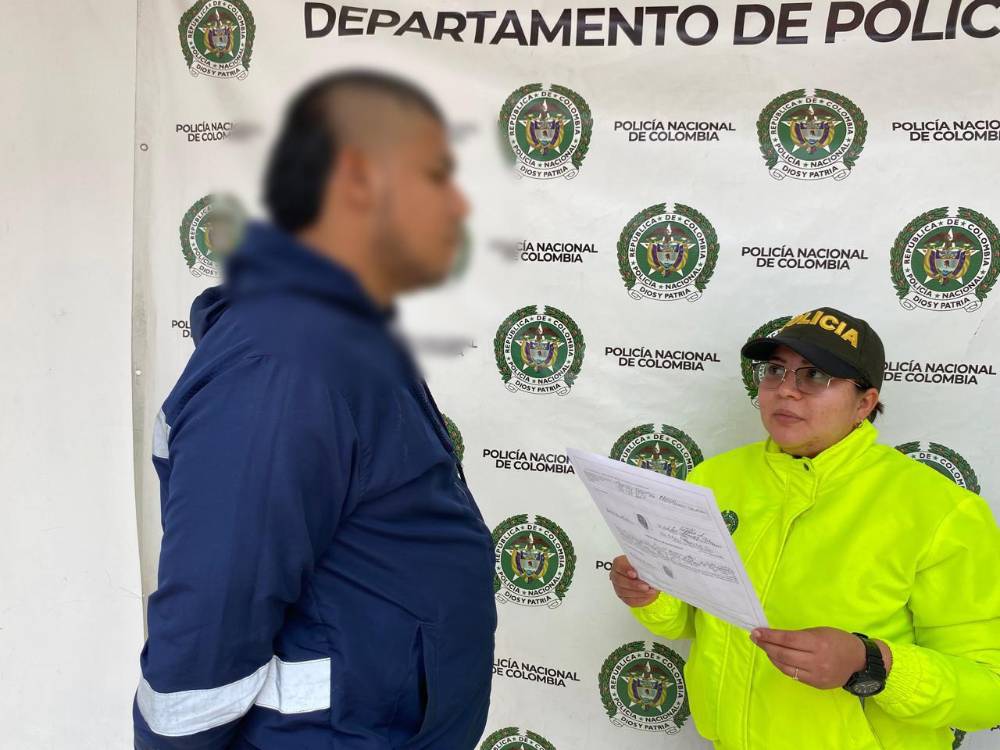 Captura de alias Cone. FOTO: POLICÍA ANTIOQUIA