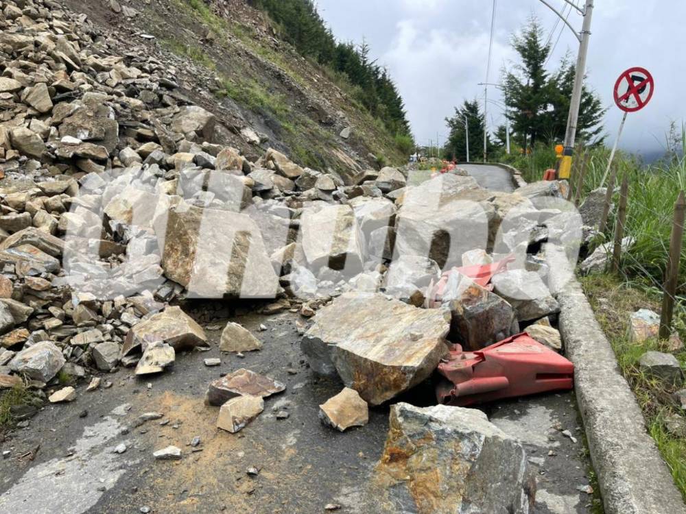 Así está el lugar de la emergencia con la luz del día. FOTO: SINDY VALLE