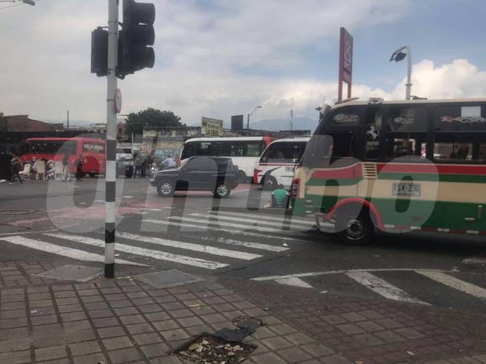 En esta cebra habría iniciado la discusión que terminó en ataque con arma blanca. FOTO: LAURA ROSA JIMÉNEZ VALENCIA