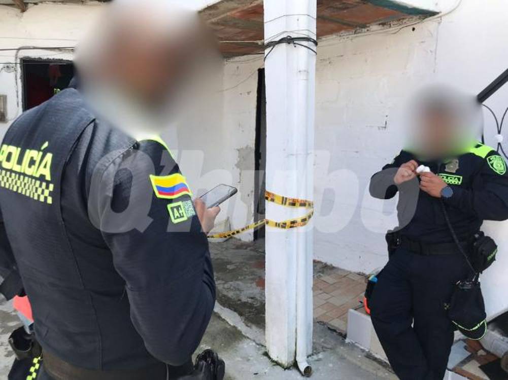 Q’HUBO llegó al sitio y ya se encontraba acordonada la zona con presencia de las autoridades. FOTO: LAURA ROSA JIMÉNEZ VALENCIA