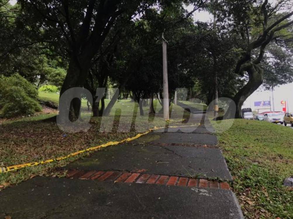 Parque Juanes de la Paz, Medellín. Lugar de los hechos. <b><span class=mln_small-caps_mln>/FOTO: LAURA ROSA JIMÉNEZ VALENCIA</span></b>