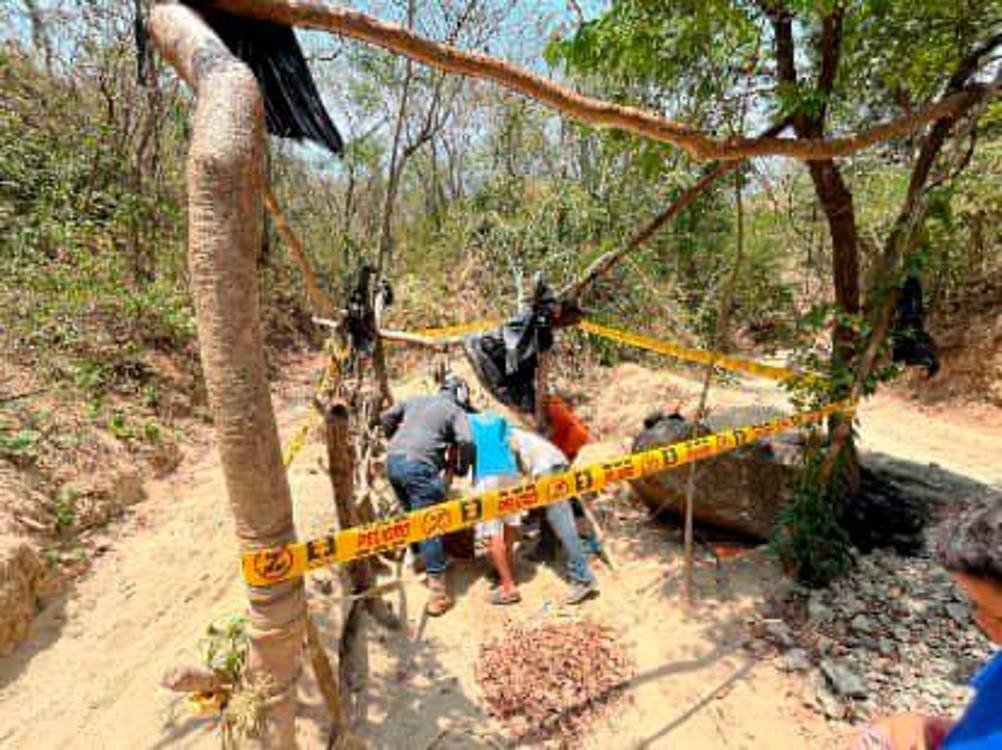 En este pozo fallecieron los tres hombres oriundos de Guarne. /FOTO: TOMADA DE FACEBOOK Actualidad Oriente