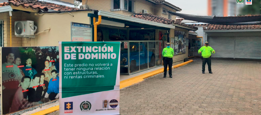 Esta es la casa en la que funcionaba el museo de Pablo Escobar. / FOTO: CORTESÍA FISCALÍA.