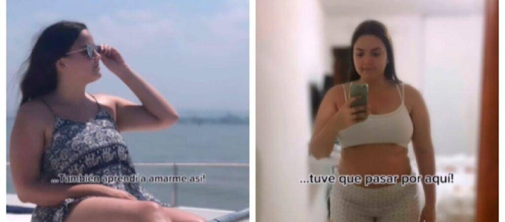 Así se veía Daniela Toloza cuanto tenía sobrepeso. /FOTOS: INSTAGRAM @danitolozarocha