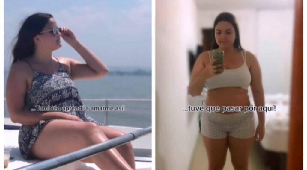 Así se veía Daniela Toloza cuanto tenía sobrepeso. /FOTOS: INSTAGRAM @danitolozarocha