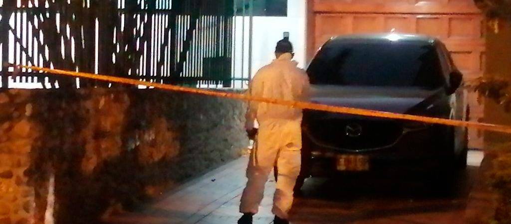 Escena del crimen de Nora Luz Carmona Giraldo. /FOTO: MANUEL SALDARRIAGA QUINTERO