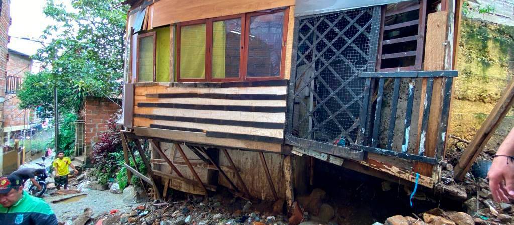 Inundaciones en Santa Rita. /FOTO: JAIRO PIEDRAHITA-ALCALDÍA DE BELLO 