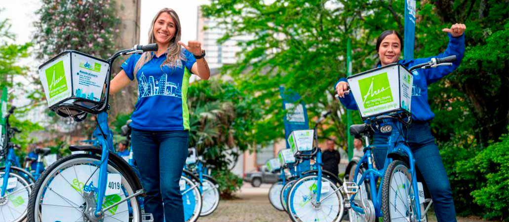 Las 663 bicicletas podrán circular por las 138 estaciones que hay en los diferentes municipios. /FOTO: ÁREA METROPOLITANA. 