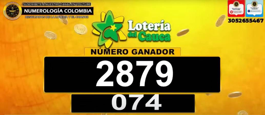 Lotería del Cauca, número ganador premio mayor agosto 30. /FOTO: LOTERÍA DEL CAUCA