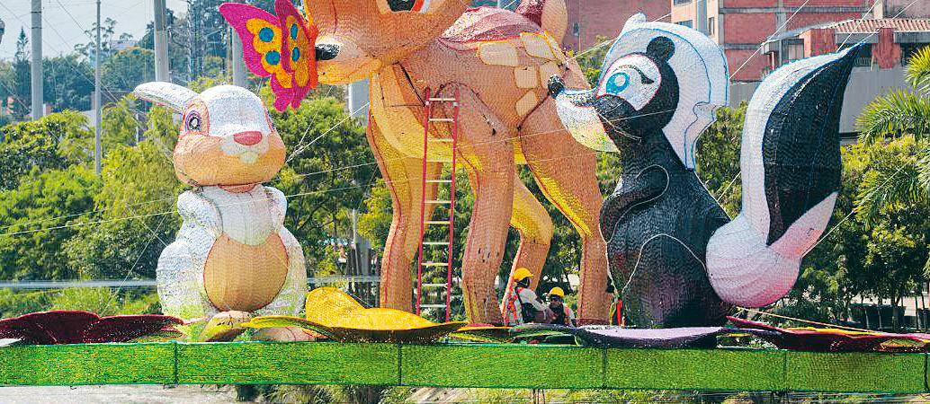 Mientras dan los permisos en este tramo, en Parques del Río ya se pueden ver algunas figuras instaladas. / FOTO: CORTESÍA