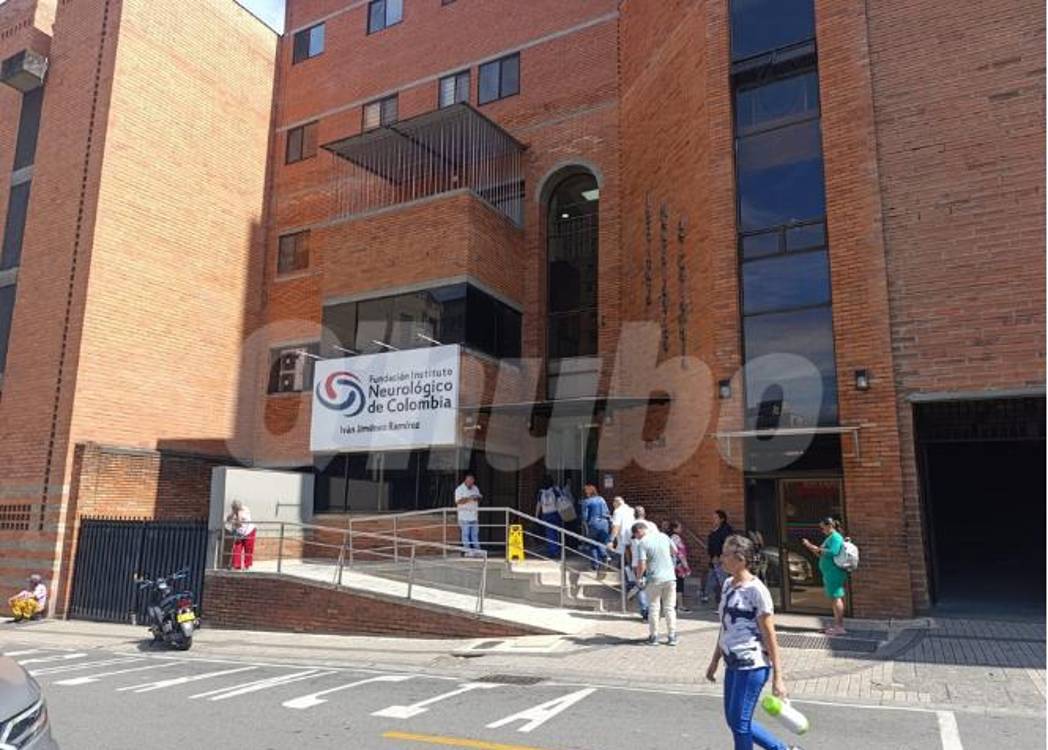 Instituto Neurológico de Antioquia, centro asistencial donde falleció el extranjero. <b><span class=mln_small-caps_mln>/FOTO: ALEJANDRA MORALES</span></b>
