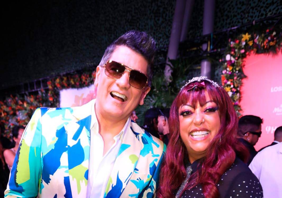 Eddy Herrara y La India se reencontraron en esta ceremonia. <b><span class=mln_small-caps_mln>/ FOTO: ESNEYDER GUTIÉRREZ </span></b>