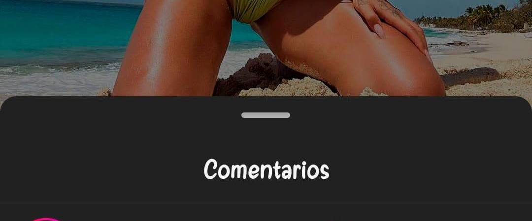 Este fue el comentario escrito por Feid. /FOTOCAPTURA DE INSTAGRAM