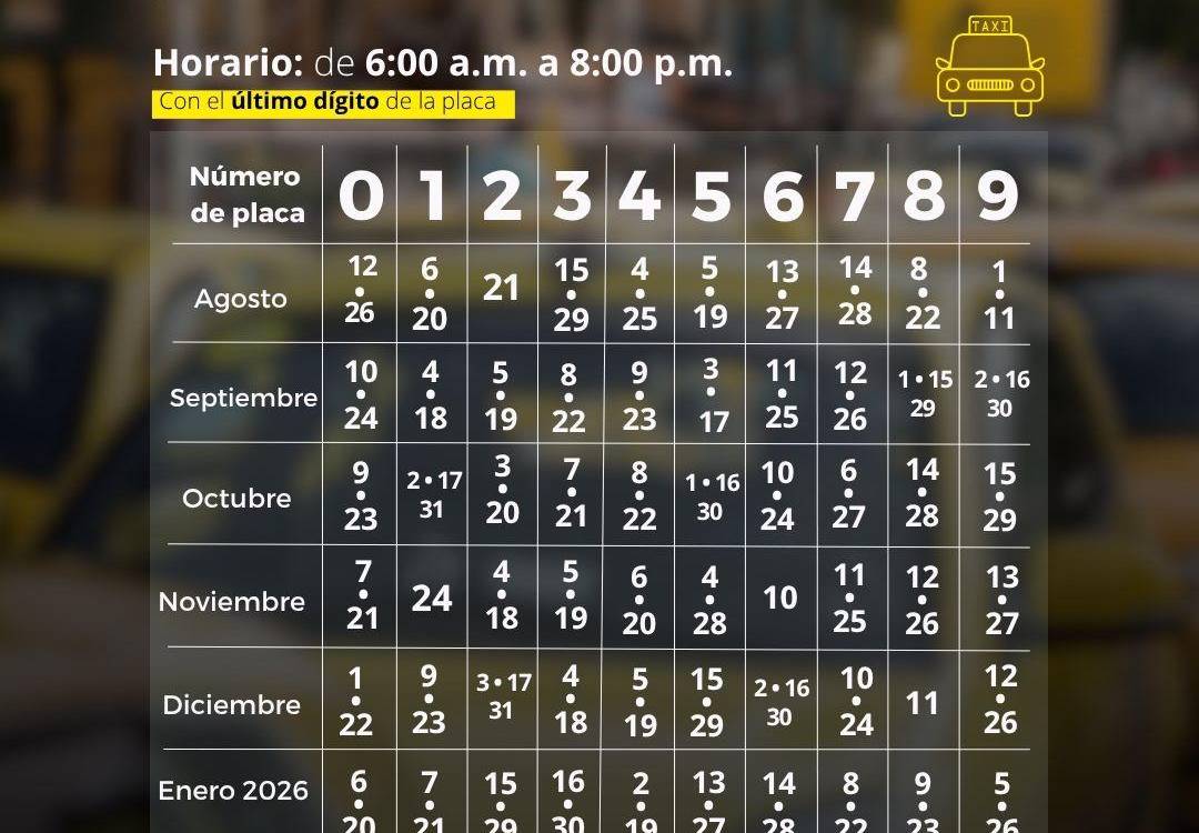 Pico y placa Medellín segundo semestre 2025