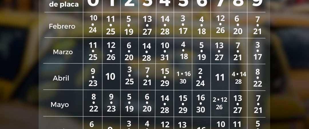 Inicie la semana bien: revise el pico y placa para este lunes, 9 de junio