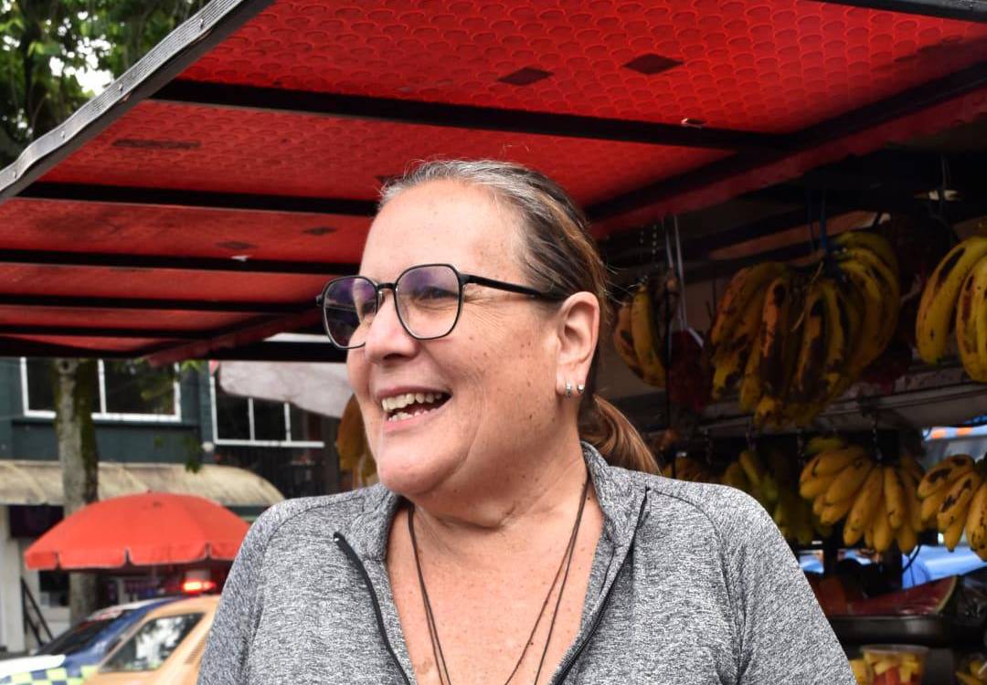 Tania crea espacios seguros para las mujeres. /FOTO: DANIELA FAJARDO