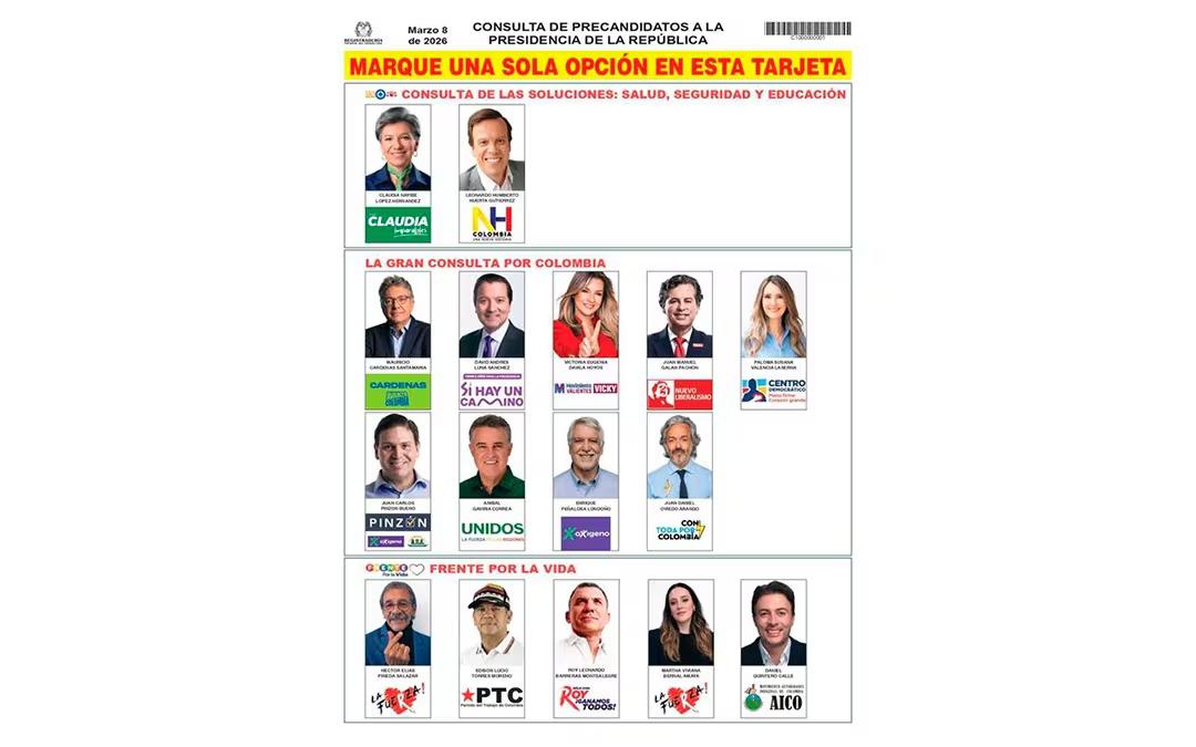 <span class=mln_uppercase_mln>Así</span><b><span class=mln_uppercase_mln> se ve el tarjetón de consultas para las elecciones de este 8 de marzo. FOTO: CORTESÍA REGISTRADURÍA DEL ESTADO CIVIL</span></b>