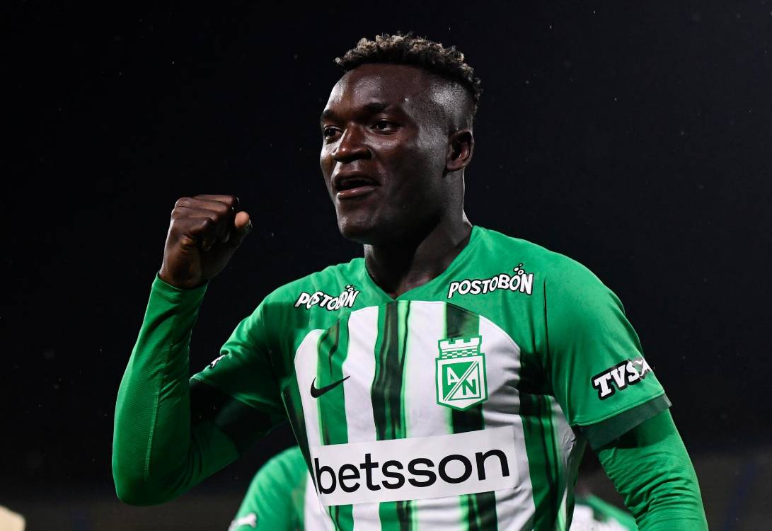 Kevin Viveros fue el encargado de hacer el gol de Nacional. /FOTO: MANUEL SALDARRIAGA