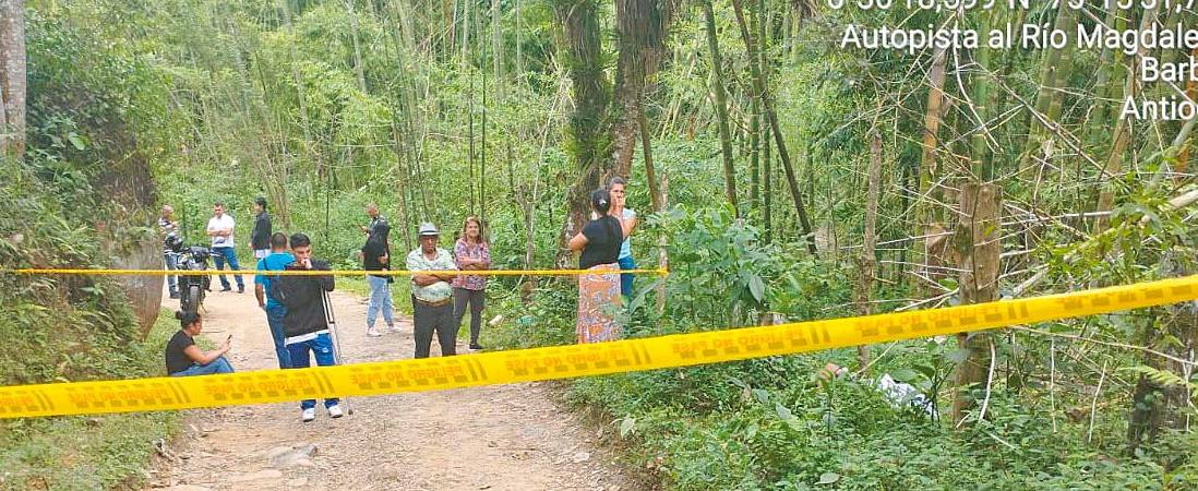 En horas de la mañana de este domingo fue encontrado el cadáver de este conductor, en un paraje de Donmatías. / FOTO: CORTESÍA.
