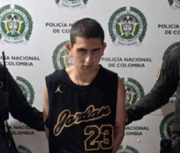 Juan Felipe Jaramillo Villegas, alias Cofla o Federico, fue capturado por la Sijín de la Policía durante un allanamiento realizado en Yarumal. FOTO: CORTESÍA FISCALÍA