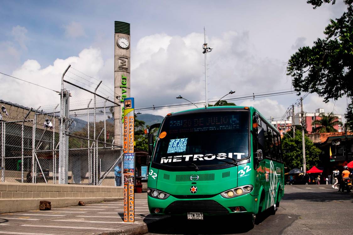 Ruta Veinte de Julio de la empresa Metrosan. /FOTO: METRO DE MEDELLÍN.