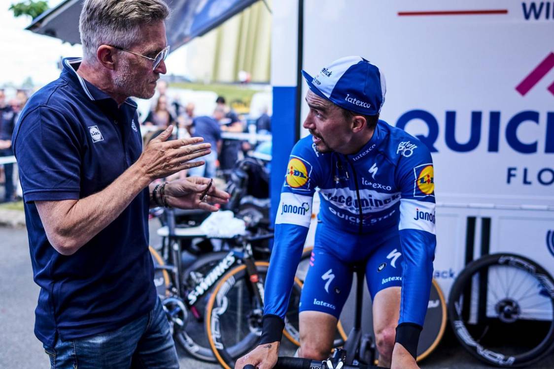 Brian Holm cuando era director deportivo de la escuadra belga. FOTO: QUICK-STEP