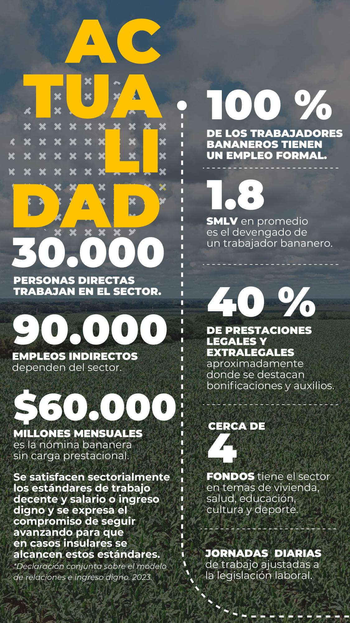 Sector bananero genera empleo digno en Urabá