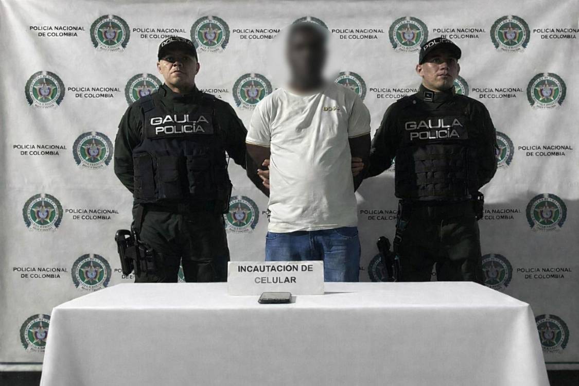 Alias Bola Ocho. FOTO: CORTESÍA POLICÍA ANTIOQUIA