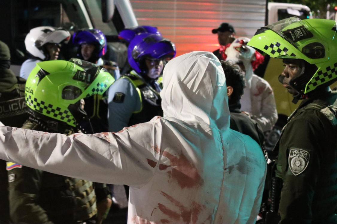 Más de 500 motos fueron inmovilizadas en la noche de Halloween en Medellín