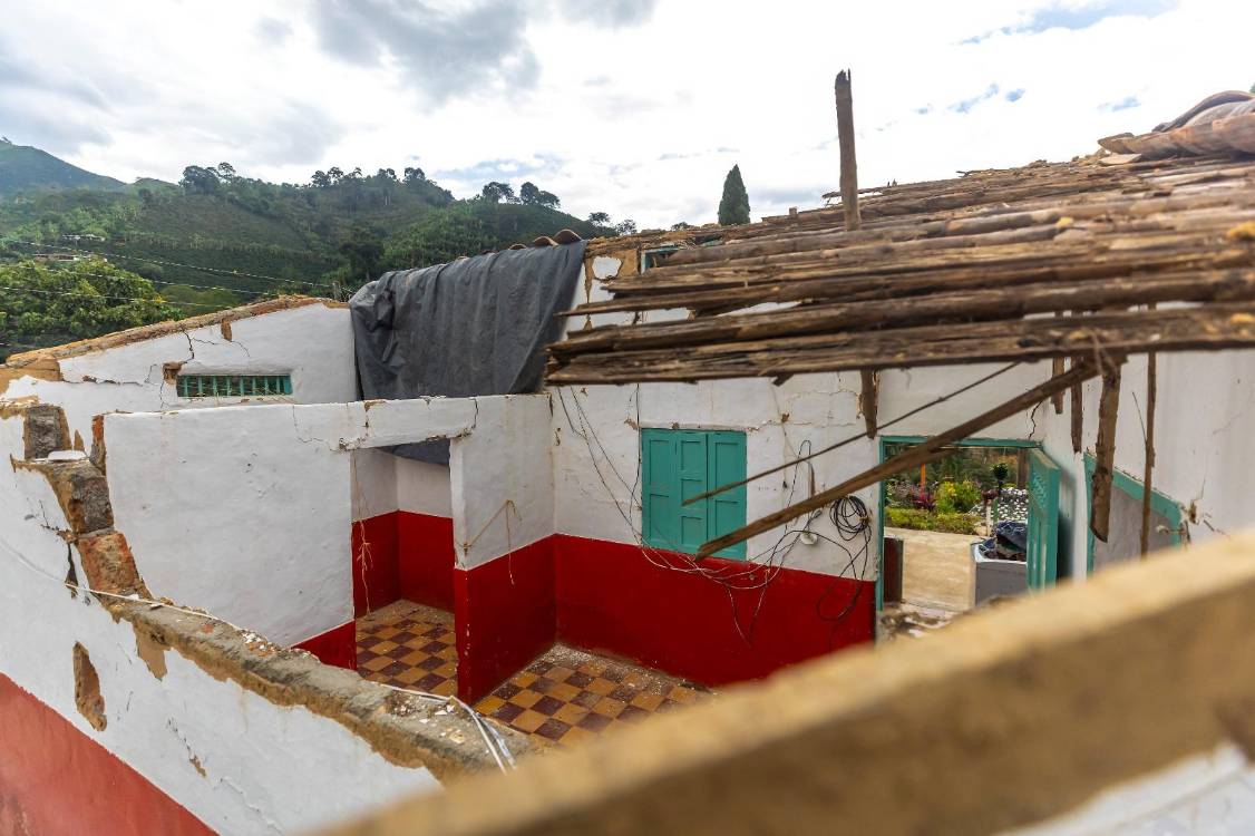 El municipio de Andes también está en la lista de localidades a priorizar con el Banco de materiales de VIVA. FOTO: CAMILO SUÁREZ