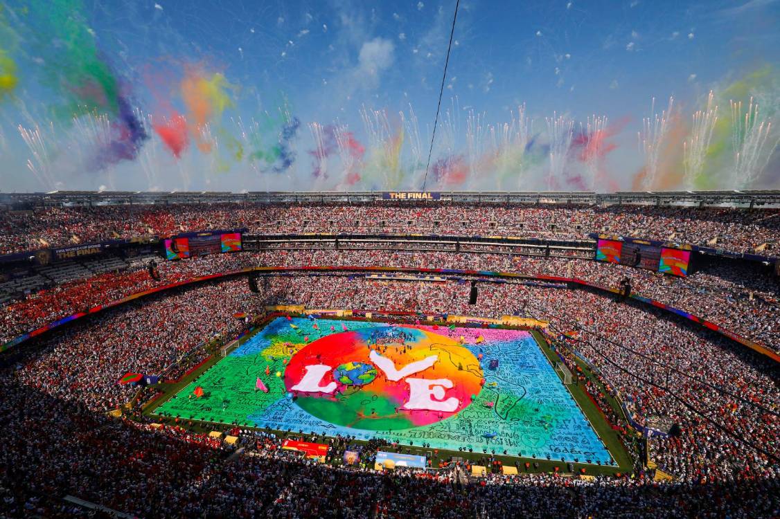 La final tuvo un show halftime de 11 minutos. FOTO: GETTY