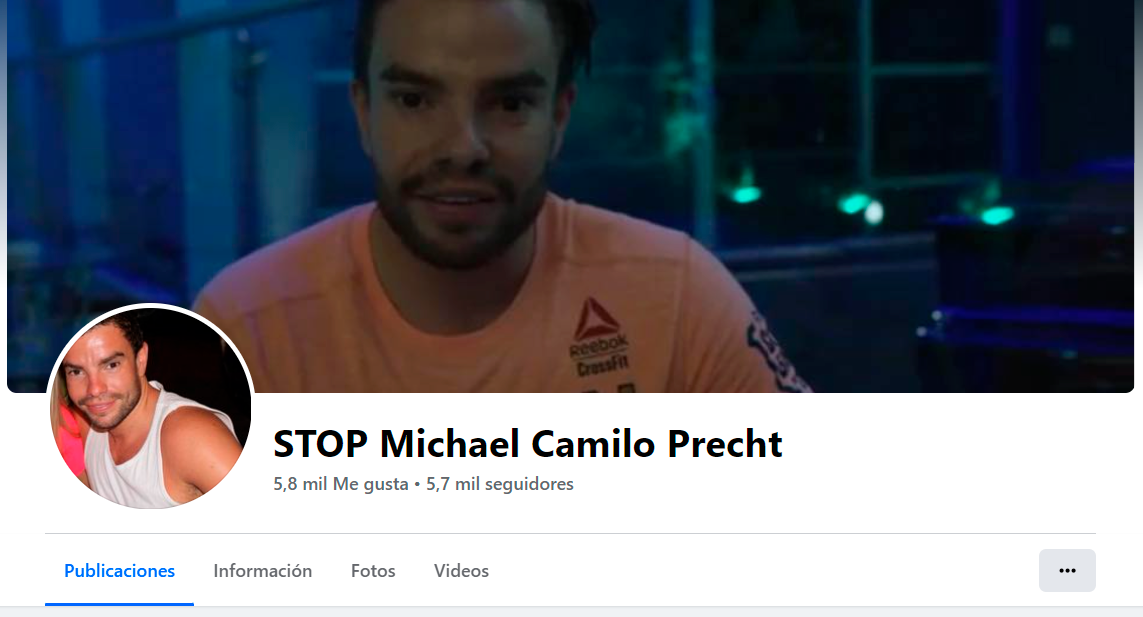 $!Existe una página en Facebook dedicada a denunciar los casos en contra de Precht a nivel internacional. / FOTO: CAPTURA DE PANTALLA
