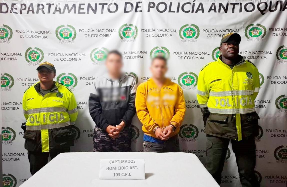 $!Ellos son los hermanos Ómar Antonio y Yorney Danilo Velásquez Vergara, sospechosos del asesinato de Javier Camilo el viernes pasado. /FOTO: CORTESÍA
