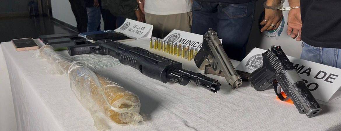 Elementos incautados a la estructura criminal. FOTO: POLICÍA METROPOLITANA VALLE DE ABURRÁ