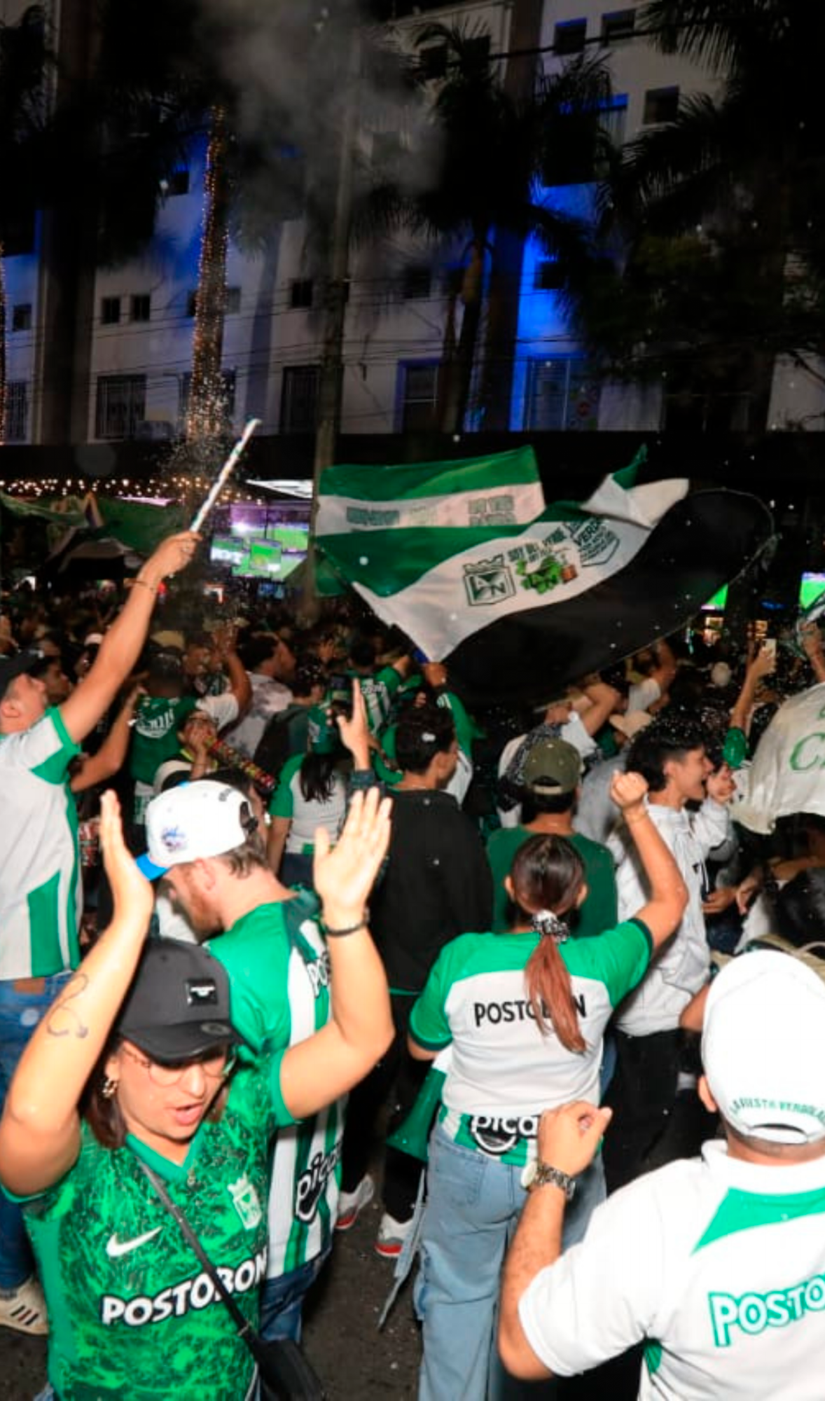 EN IMÁGENES: ¡Explosión de júbilo en Medellín! Nacional, adelantó el traído con la estrella 18