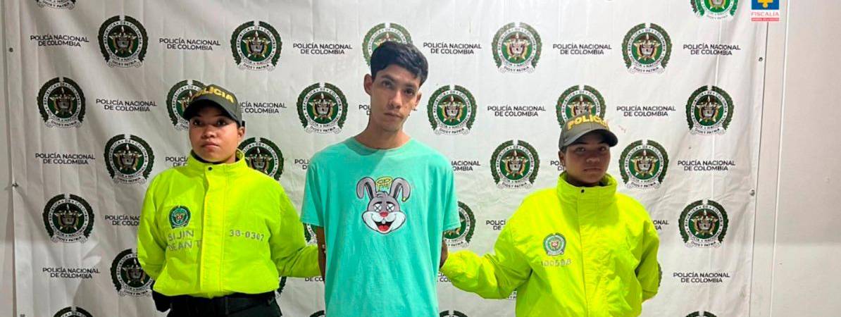 A Oliveros Ruiz le hallaron el celular de la víctima durante su captura. /FOTO: CORTESÍA