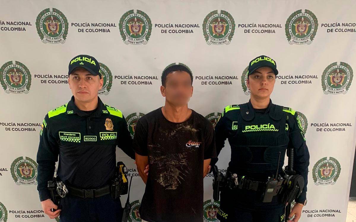 Serrano Delgado tras su captura. /FOTO: POLICÍA NACIONAL