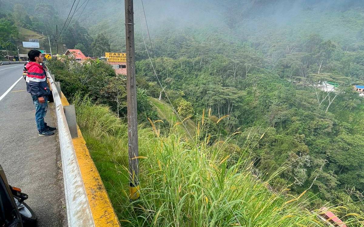Este fue el sitio en el que se presentó el accidente. . /FOTO: SINDY VALLE.