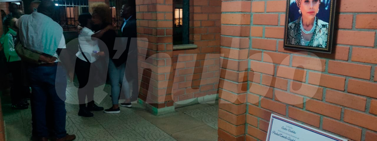 Piedad Córdoba fue velada en la sala 8 de Campos de Paz. /FOTO: JAIME PÉREZ MUNÉVAR