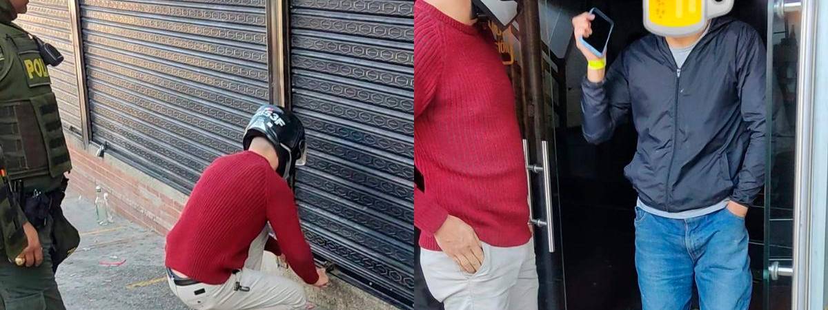 Momento en el que este hombre logra ser rescatado. /FOTOS: CORTESÍA. 