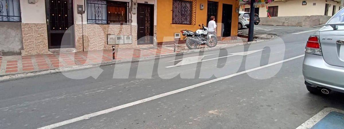 En este sector del barrio Bellavista, en Bello, encontraron un hombre muerto: /FOTO: ALEJANDRA MORALES RÍOS 