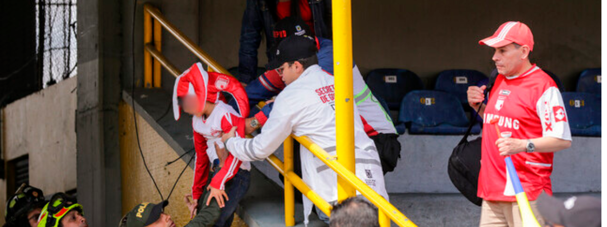 Varios niños tuvieron que ser evacuados. / FOTO: COLPRENSA. 